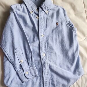 Ralph Lauren Light Blue Button-Down Oxford Shirt